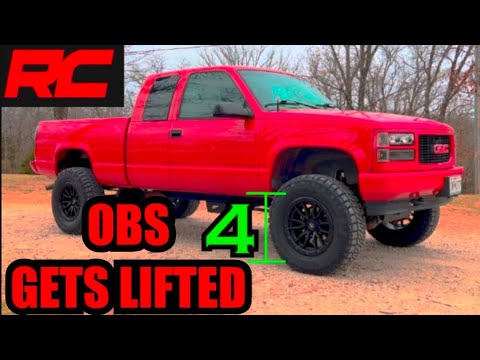 Chevy Silverado / GMC Sierra OBS Rough Country 4" Suspension Lift / Fuel Rebel Wheels / Baja Legend