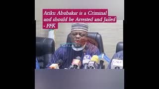 Download lagu Atiku Abubakar is a Criminal and should be Arrested - Femi Fani Kayode. mp3 Download lagu Atiku Abubakar is a Criminal and should be Arrested - Femi Fani Kayode. mp3