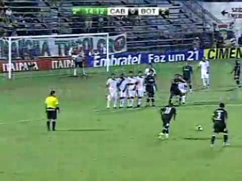 Os gols de Cabofriense 0 x 4 Botafogo pela 3ª rodada da Taça Rio 2009