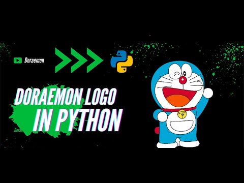 Learn To Draw Doraemon With Turtle In Python Python For Beginners Python Tutorial