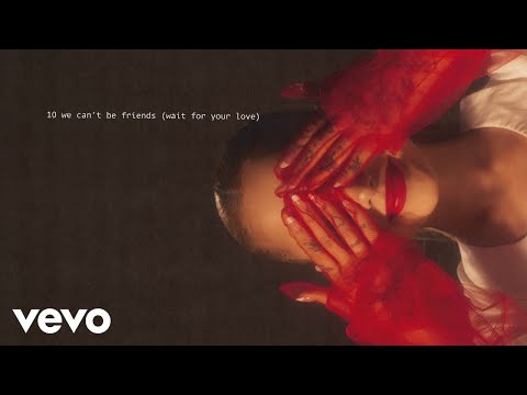Ariana Grande - we can't be friends (wait for your love) (lyric visualizer) thumnail