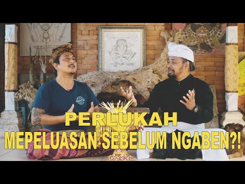 Mepeluasan sebelum Ngaben.