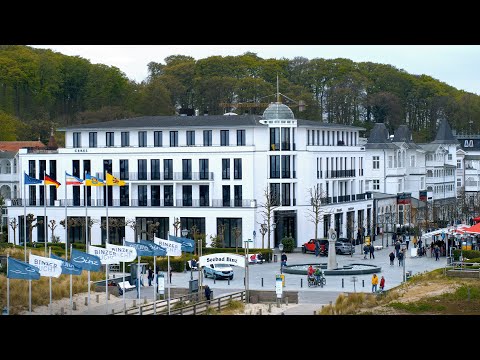 Luftaufnahmen Hotel CERÊS am Meer Binz auf Rügen - 8K