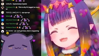 Takos can't hear the music but got blessed by Ina's cuteness
