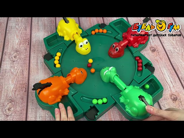 Игра настольная Lanson Toys Голодные лягушки развлекательная ловкость реакция и внимание  с 4лет - видео