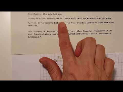 Physik in der Kursstufe - Rechnen mit Zehnerpotenzen und Präfixen am Bsp. der elektrische Feldstärke