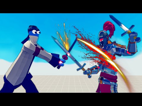 (2v2 ) SAMURAI MASTER vs SWORD MASTER TOURNAMENTS | TABS - Totally Accurate Battle Simulator