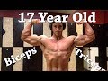 RAW ARM WORKOUT FOR MASS | 17 Year Old Bodybuilder
