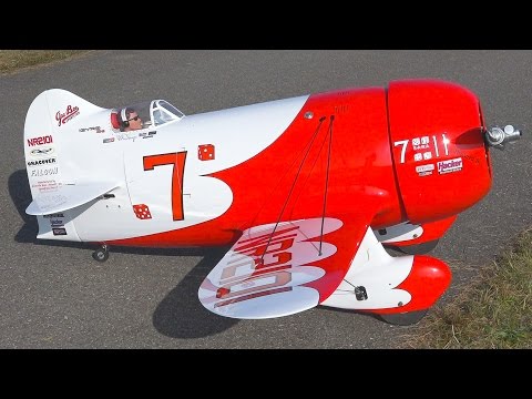 AWESOME RC PLANE GRANVILLE GEE BEE R-2 / Faszination Modellbau Friedrichshafen 2016