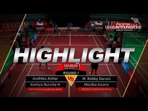 Andhika A/Keshya N (SGS PLN Bandung/Berkat Abadi)  VS M Robby D/Monika I(Mutiara Cardinal Bandung)