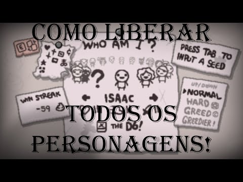 The Binding of Isaac - Como Liberar Todos os Personagens da DLC!!