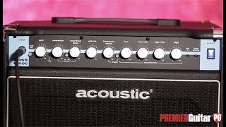 Video thumbnail for Review Demo - Acoustic B100C by Premier Guitar