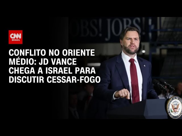 JD Vance viaja ao Oriente Médio em meio a tensão entre Israel e Hamas | CNN NOVO DIA