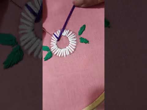 hand embroidery new flower design