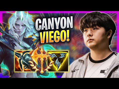 CANYON DOMINATING WITH VIEGO! - DK Canyon Plays Viego JUNGLE vs Lee Sin! | Season 2023