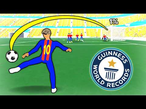 I Beat Realistic Street Soccer WORLD RECORDS (Roblox)
