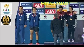 Download lagu Sea Games 2023 Final Mix Double | Aldila /Christopher (INA) Vs Plipuech /Isaro (THA) 2-6 6-4 10-5. mp3