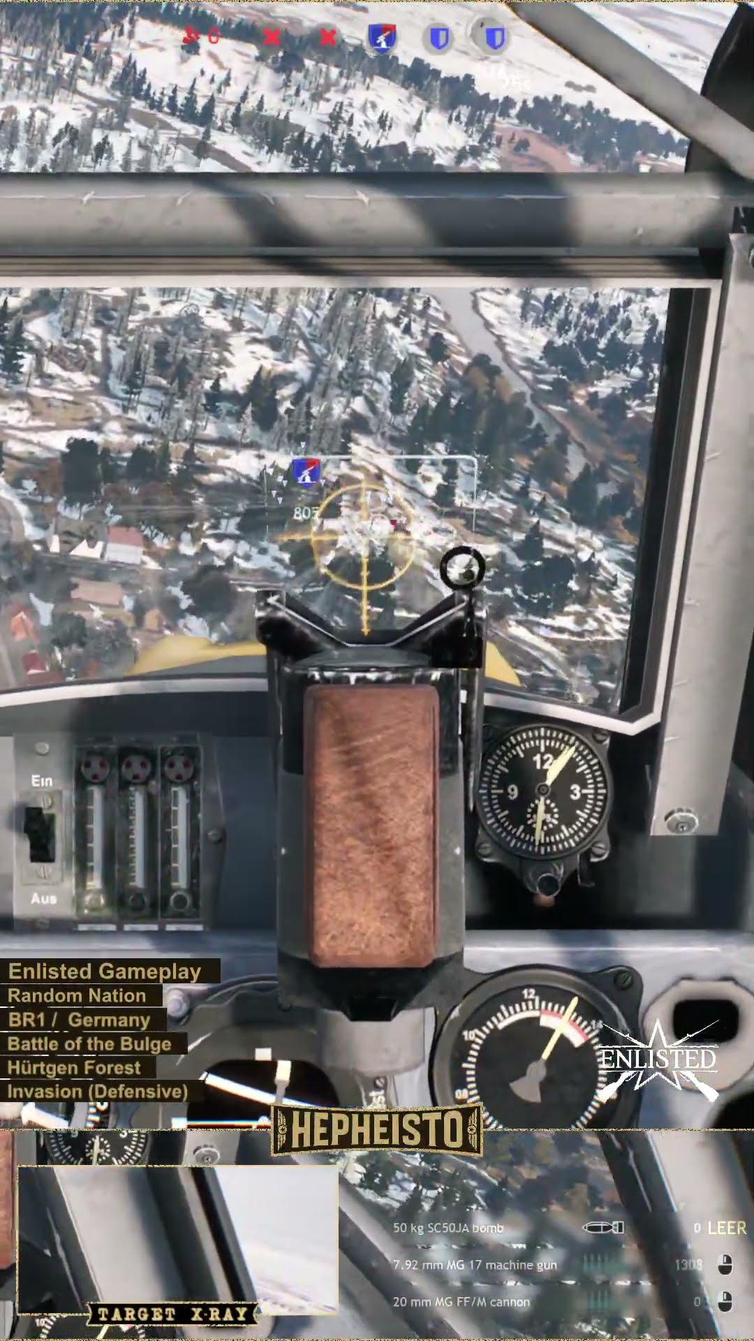 Pilot eliminates P-51C-10 Plane with 7.92 mm MG 17 machine gun
