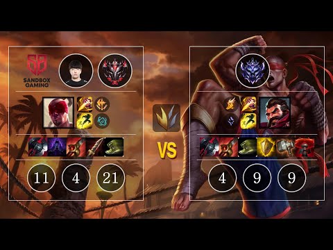 SB Punch Lee Sin vs Graves Jungle - KR GrandMaster Patch 10.11
