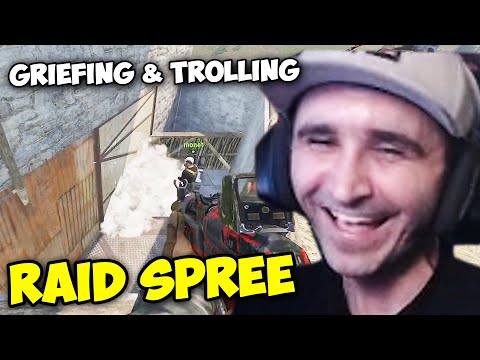Summit1g goes on a raid spree with A1dan and Kira, troll toxic clans and grief their bases