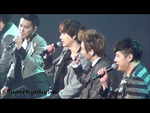 [Fancam Kyuhyun] 120318 Super Show 4 in Bangkok "Our love"   CR: Spkyuhyun