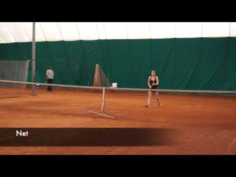 Women's tennis Recruit College Tennis Video OverBoarder - Meryl Culot