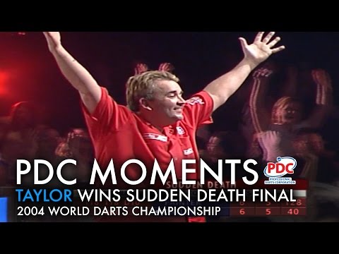 PDC MOMENTS | Taylor wins 2004 Sudden Death Final