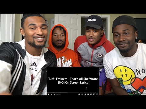 T.I ft. Eminem - "That's All She Wrote" (Reaction)