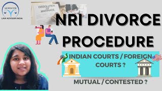 NRI Divorce- Laws and procedure for nris