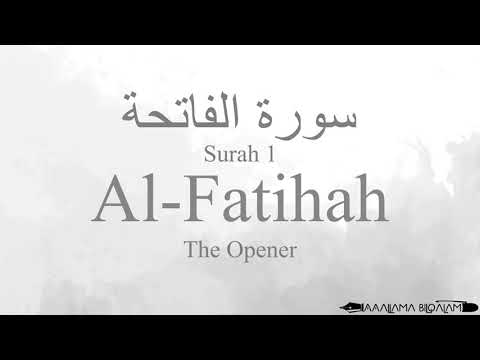 Quran Tajweed 1 Surah Al-Fatihah by Asma Huda with Arabic Text, Translation and Transliteration
