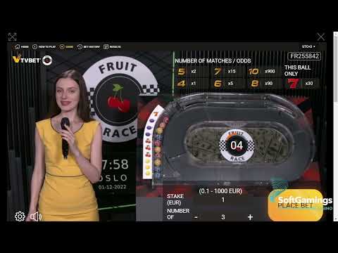 TVBet - Fruit Race - Gameplay Demo