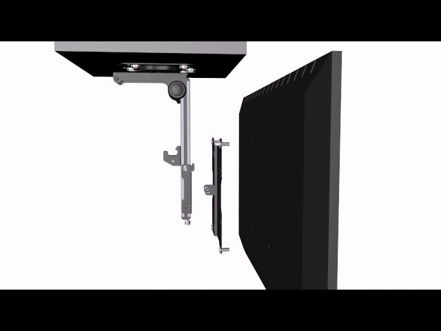 Video teaser for Folding aluminium ceiling mount, Xantron DEHA-222