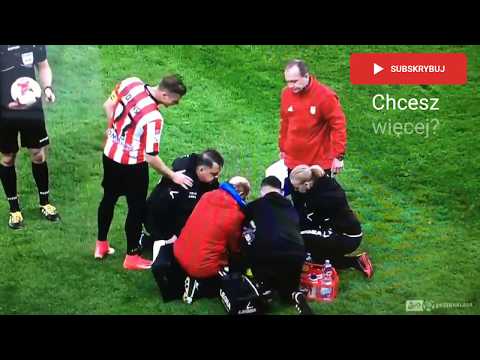 Kontuzja Brudzińskiego Cracovia vs Arka Gdynia