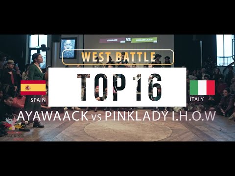 AYAWAACK (Spain) vs. PINKLADY I.H.O.W (Italy) | TOP16 West | All Europe Waacking Festival