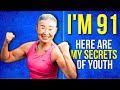 Takishima Mika (91 years old). Secrets of a fitness trainer from Japan