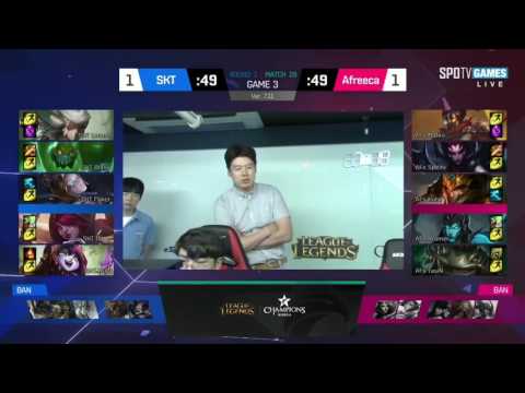 SKT vs AFS Highlights Game 3 LCK SUMMER 2017 SK Telecom vs Afreeca Freecs W3D5