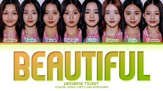 Download lagu [Universe Ticket] VOCAL UNIT Beautiful (by WANNA ONE) Lyrics (Color Coded Lyrics) mp3