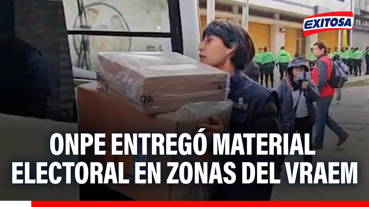 🔴🔵 ODPE de Chanchamayo distribuyó el material electoral en zonas del VRAEM