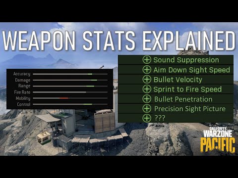 Warzone Weapon Stats Explained