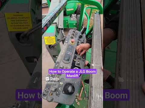How to Operate the JLG Boom Lift #construction #baltimore #airbnb #washpainting #contractor