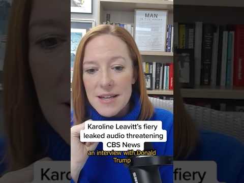 Karoline Leavitt’s fiery leaked audio threatening CBS News