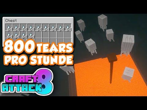 MEGA Ghastfarm! 800 Tears/Stunde in CraftAttack 8 - #7