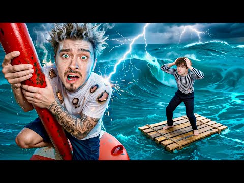 В МЕНЯ УДАРИЛА МОЛНИЯ НА ОДНОМ БЛОКЕ В ОКЕАНЕ В МАЙНКРАФТ!