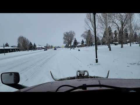 Big Rig parked Snow cam live Gunnison Colorado 1/17/23