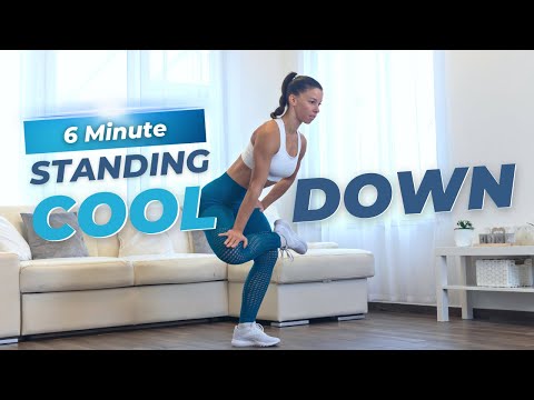 6 Minute Standing Cool Down Routine - Full Body Stretching After Workout