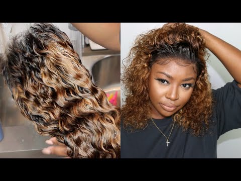 How To Dye Hair: Honey Blonde 🍯 (Ombre) | Super Easy!...