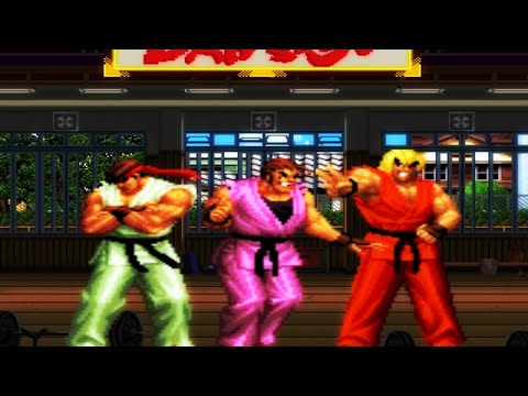 MUGEN 2022 - RYU AND KEN MASTERS VS. DAN HIBIKI (With Dialogue)