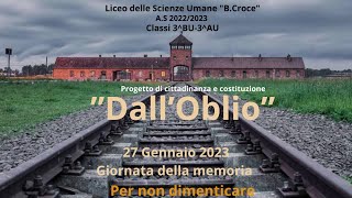 Progetto di cittadinanza e costituzione – 27 gennaio 2023