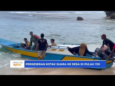 UPAYA POLRI IKUT DISTRIBUSIKAN LOGISTIK PILKADA DENGAN KAPAL KAYU