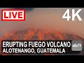 Live Now 24 7 Fuego Volcano Eruption In 4K Ultra HD Guatemala